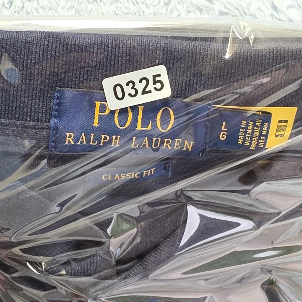 Polo Ralph Lauren Men's Classic Fit Polo Golf Short Sleeve Shirt‎  L Navy Blue